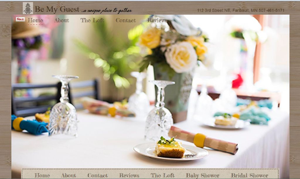 High-end hotel website.  Integrated online booking