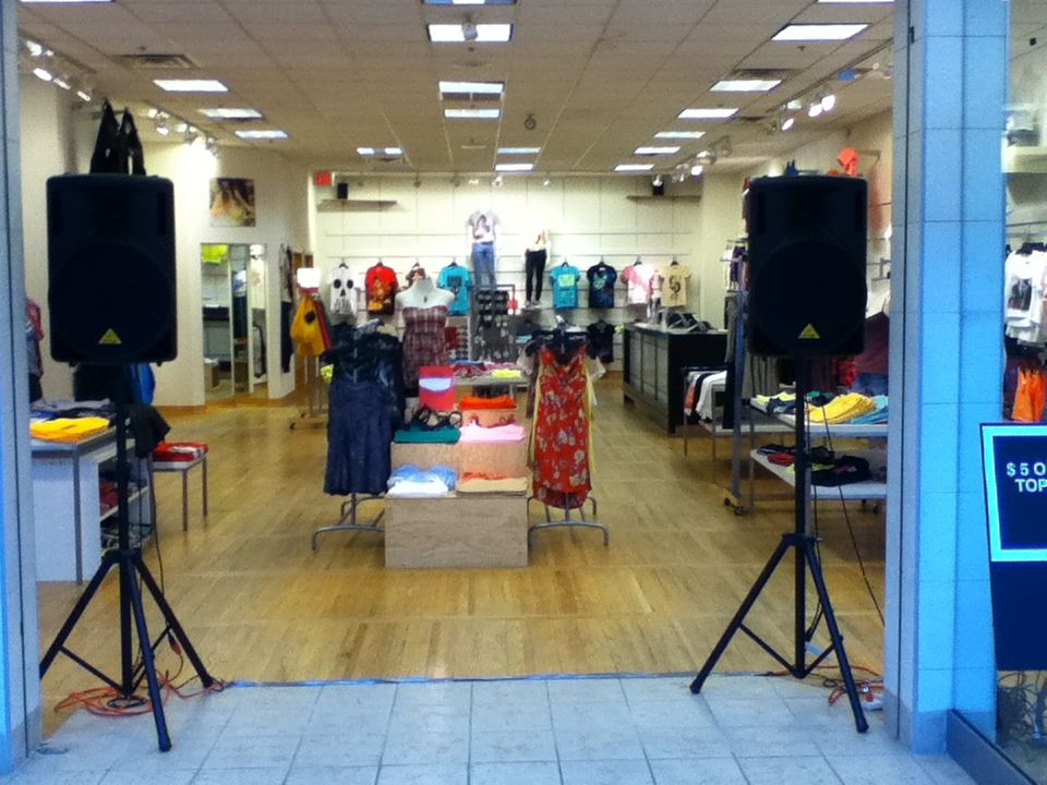 a promotional event at a grand opening of a store 