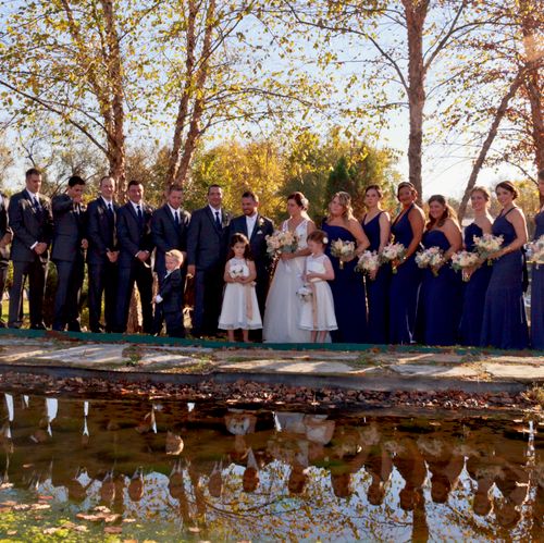 Beautiful October Wedding at Wine Country Gardens 
