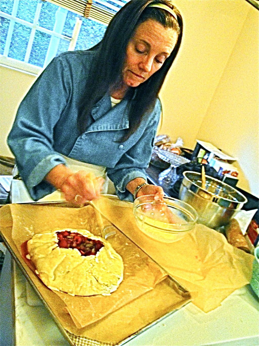 Demonstrating to my private students how to prepar