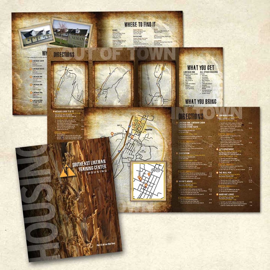 This is a housing brochure extraordinaire! Using t