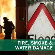 Fire, Water, & Smoke Damage - Cleaning, restoring,