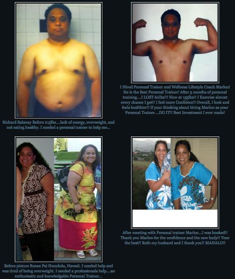 Before and After pics of my clients. Real People w