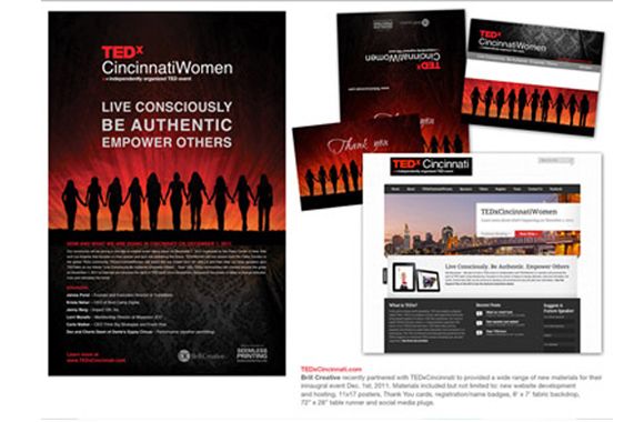 TEDxCincinnatiWomen - we partnered with two others