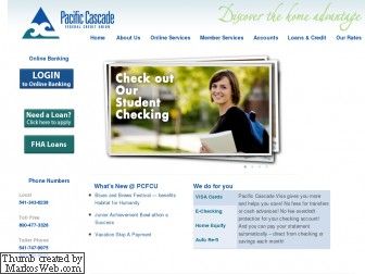 Pacific Cascade Federal Credit Union in Eugene Ore