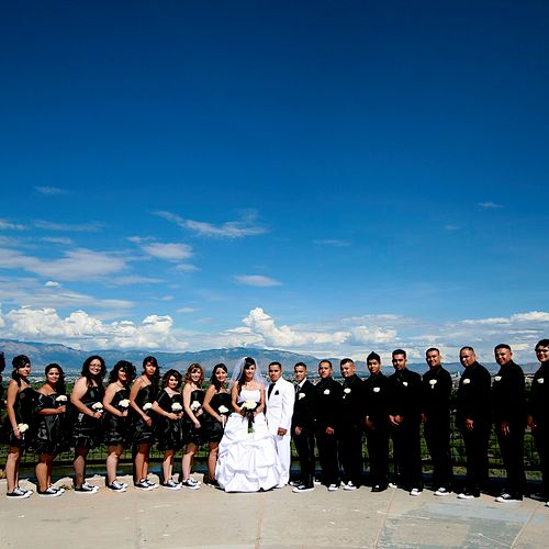 The largest Wedding Party I have ever shot!  With 