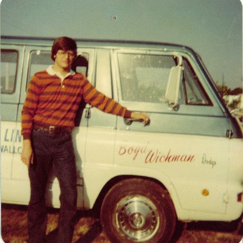 My first van in 1975, push-button transmission