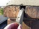 Brick joints that are failing can lead to damage o