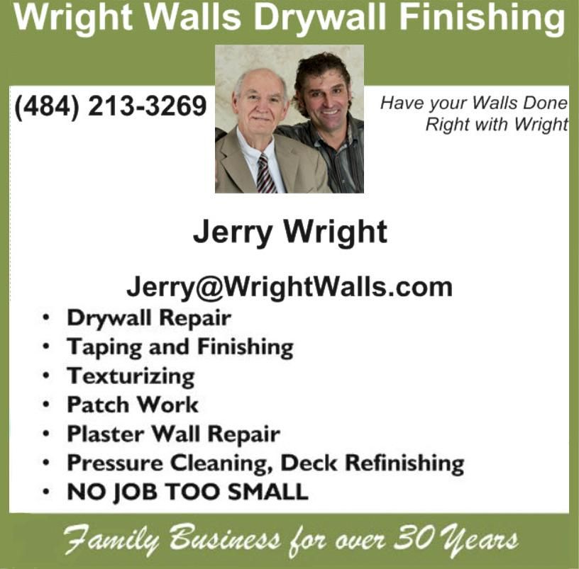 Wright Walls Drywall Finishing and Repair...No Job