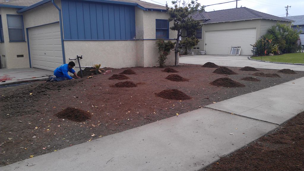 Putting soil