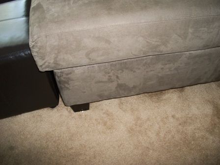 After photo of upholstery repair- torn on delivery