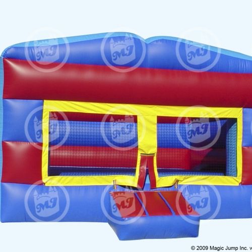 Large 20L x 20W x 10H bouncer. This is one of our 