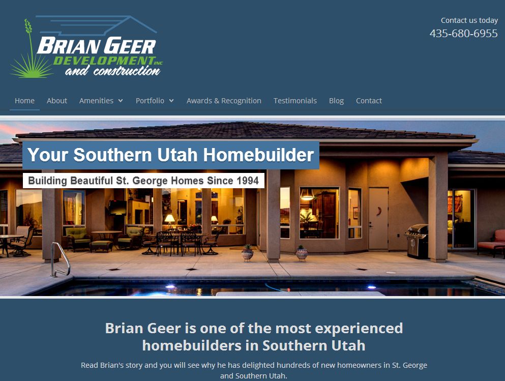 Homebuilder Web Design