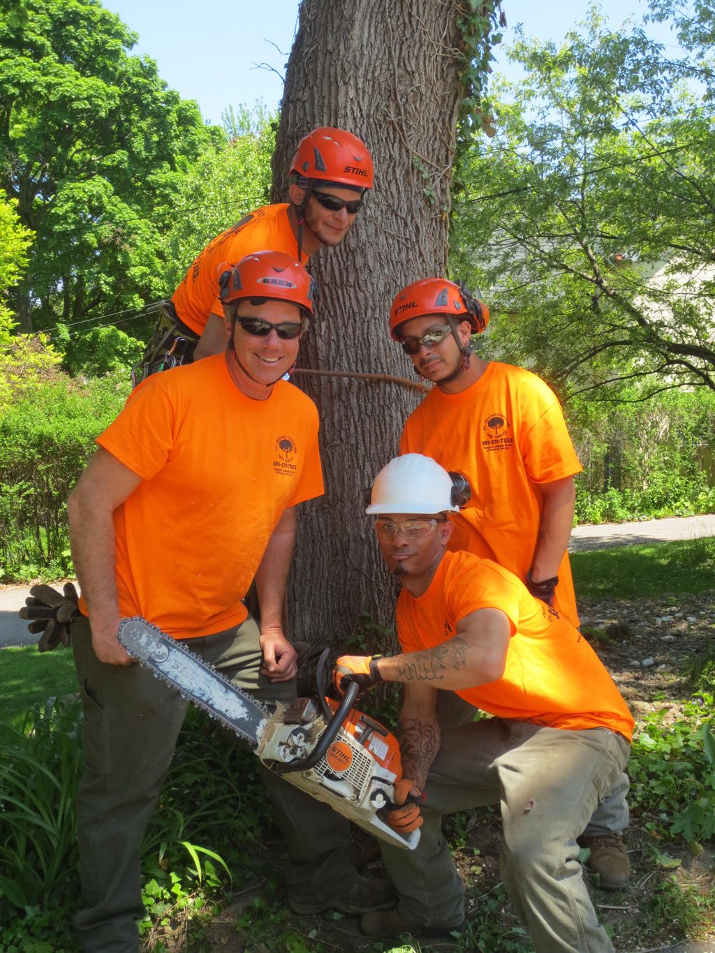 Team Photo Clark with employees Rodger, Freddy and