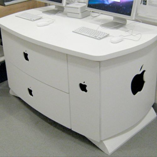 Cabinet for Apple retail store made with 3/4inch p