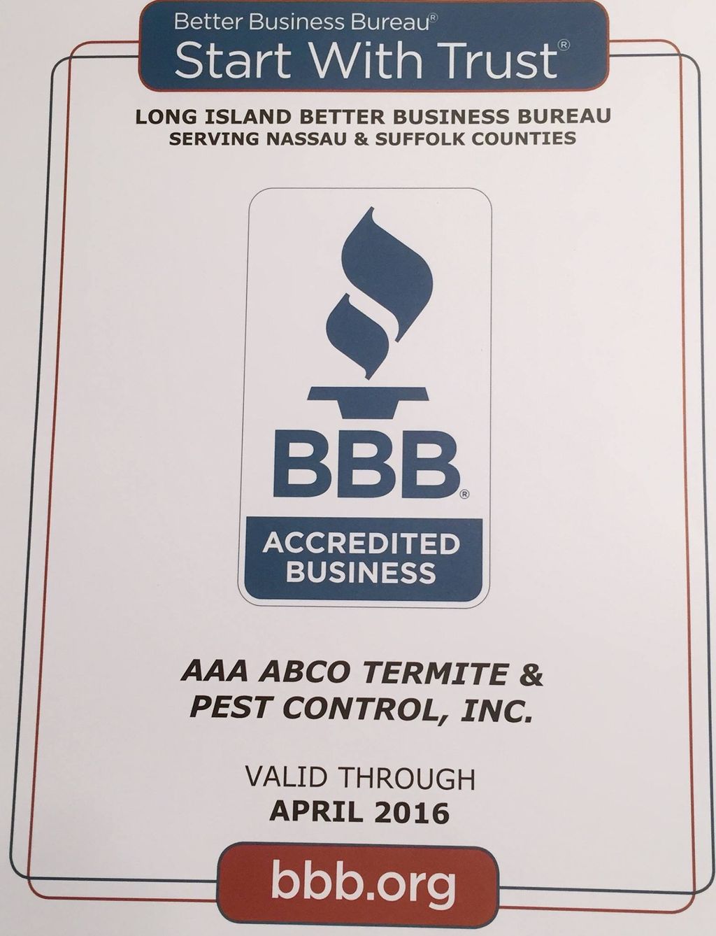 BBB Rated A+
