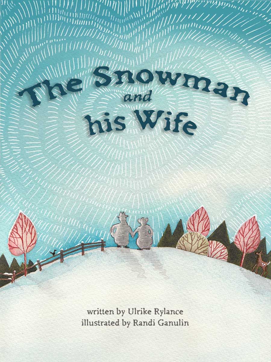 Cover illustration for The Snowman and His Wife, j