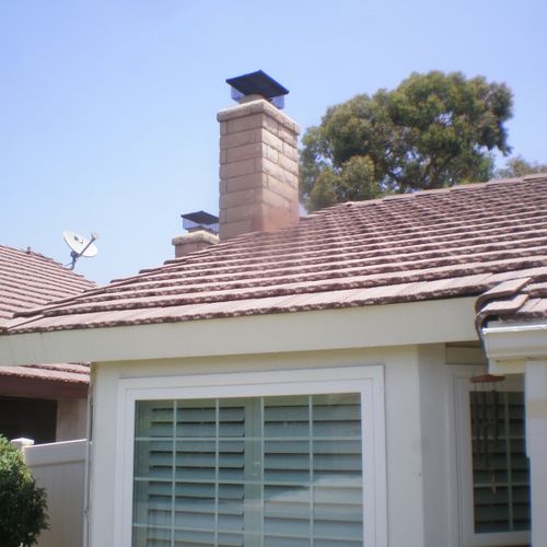 Chimney cap installed by A-1 Duct Cleaning & Chimn