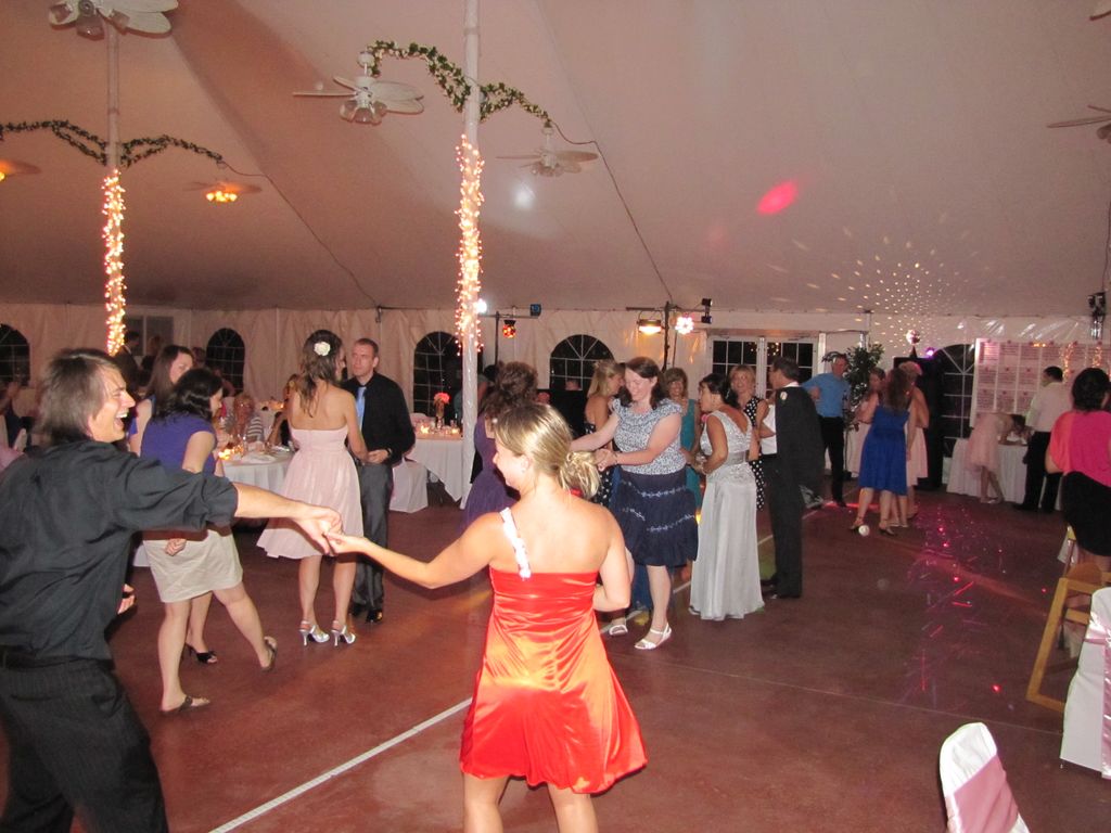 A wedding reception in Sunnyland, where we got the