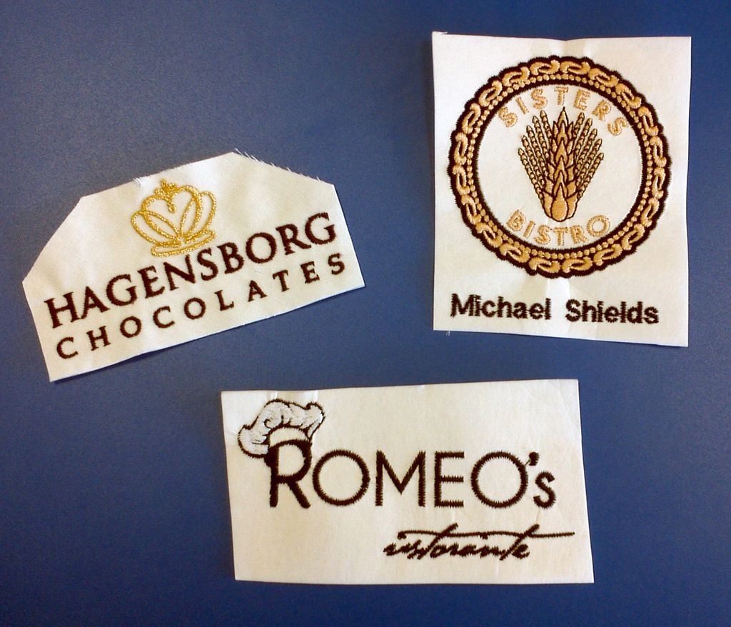 We just did a few sew-outs for customer approval, 
