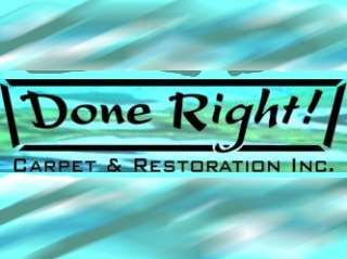 Visit Done Right for all your Water Restoration ne