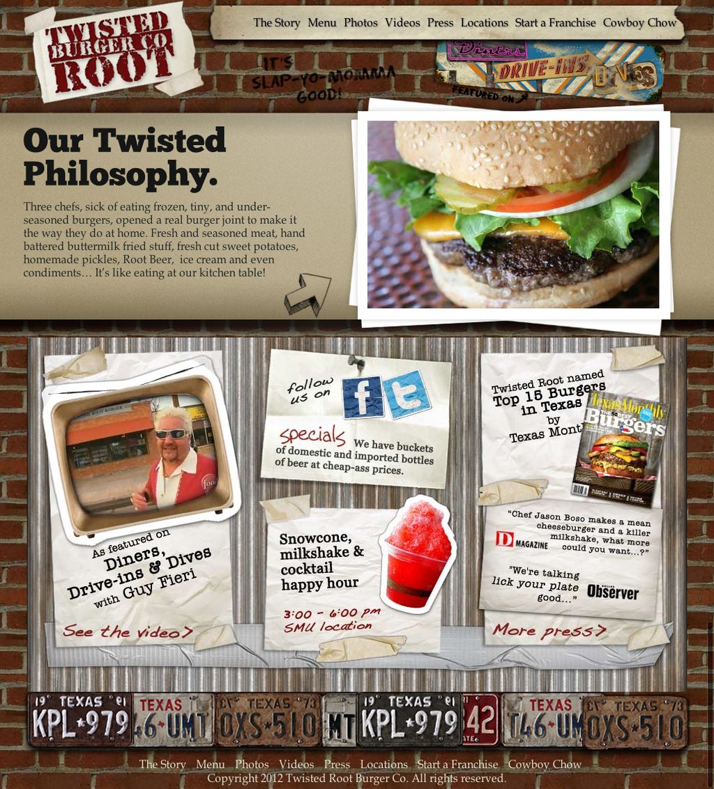 Website design and development for nationally fran