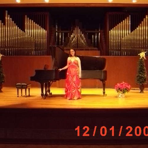 Recital at Baylor University