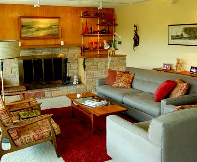 Mid Century Modern living room design