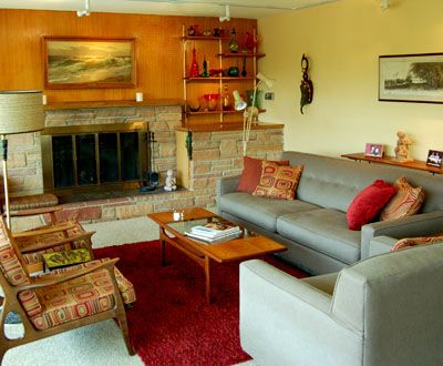 Mid Century Modern living room design