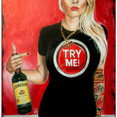 "Try Me"
Acrylics on canvas 50" x 30" 
WWW.JWORST.