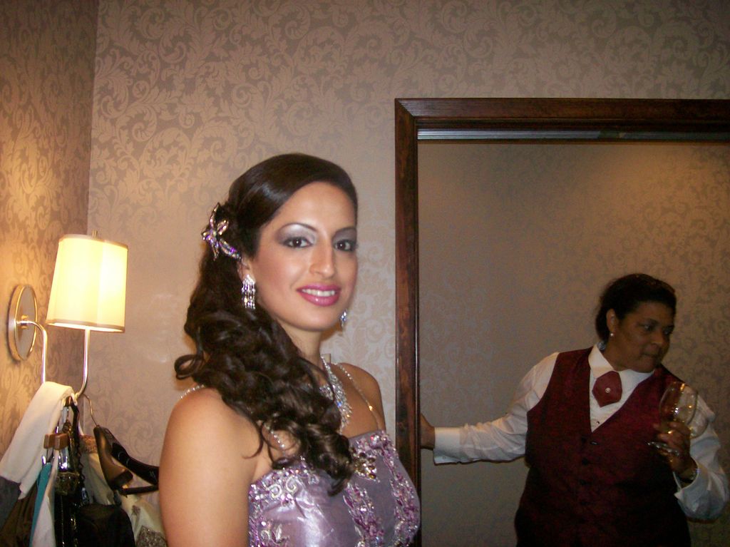 Guna_Indian Wedding Reception; hair & makeup