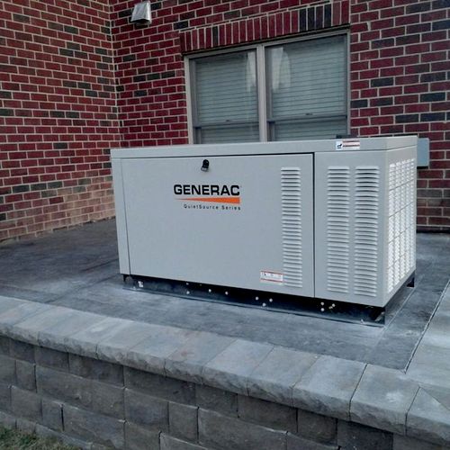 27KW Generac Standby Generator installed by SPS