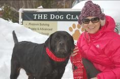 Marie-Josee with retired therapy dog Toby.

www.th