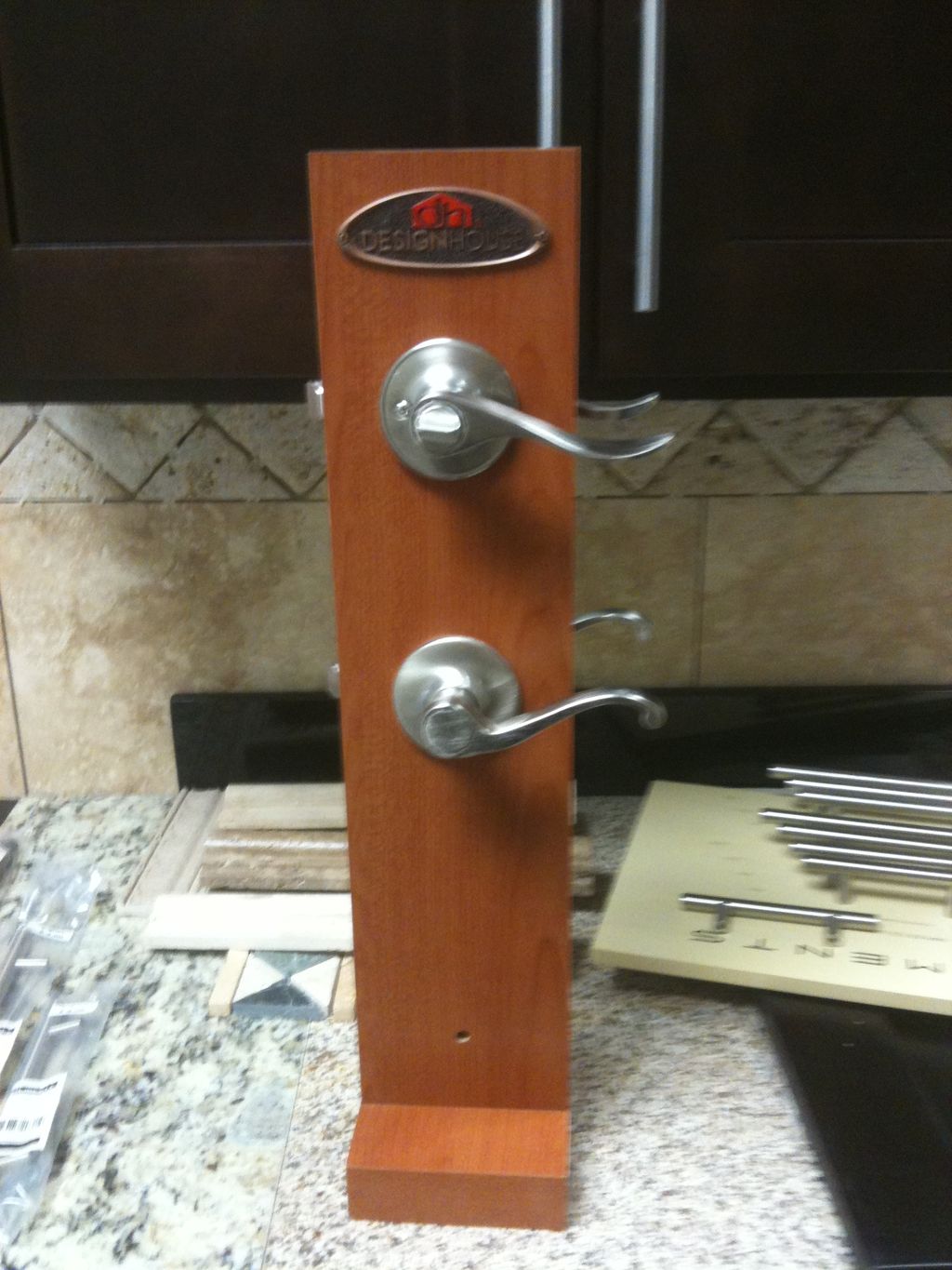 Door Knob Samples at our Showroom