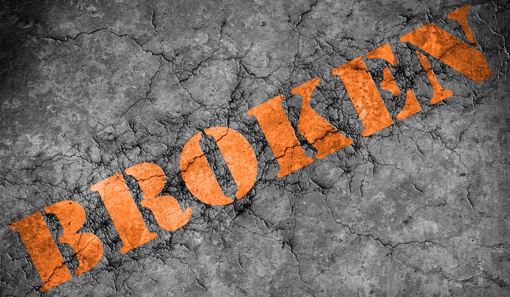 Another fun image! The letters that make up "Broke