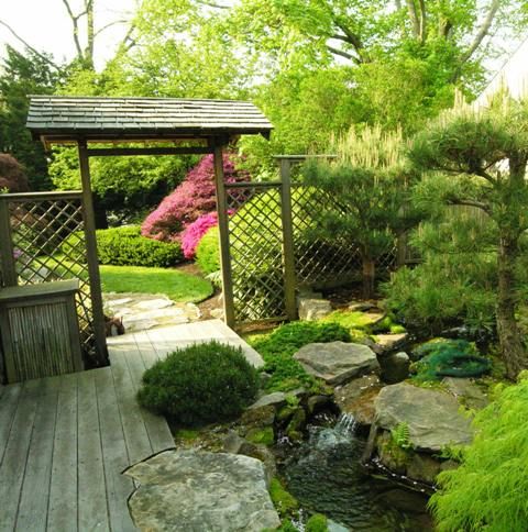 Peaceful living in the city: looking into a courty