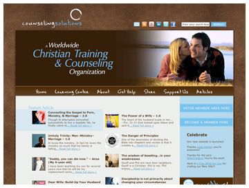 Website design and development for Counseling Solu