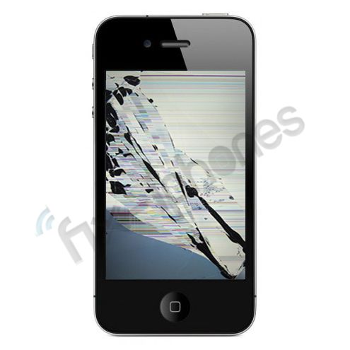 Is the broken LCD display on your iPhone 4 keeping
