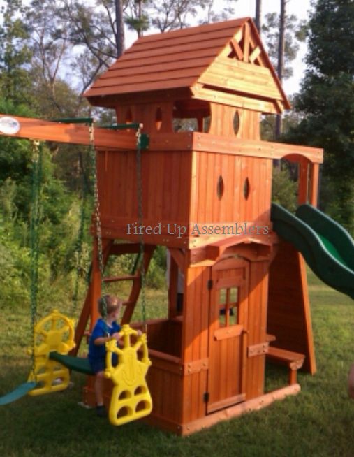 Another major project we assemble are playforts an