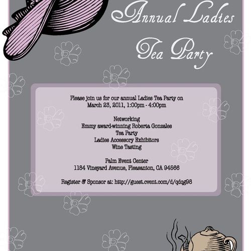 Invitation for CAI Ladies Tea Party