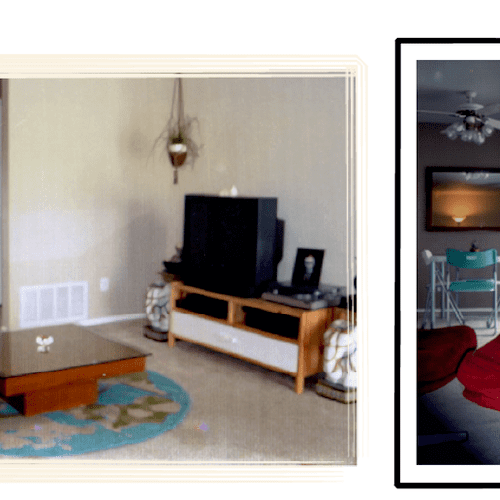 Neutral vs. Bold Minimalist Living Room
