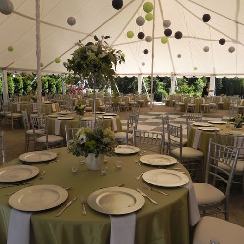 Beautiful Abernathy Ceremony with Tented Reception