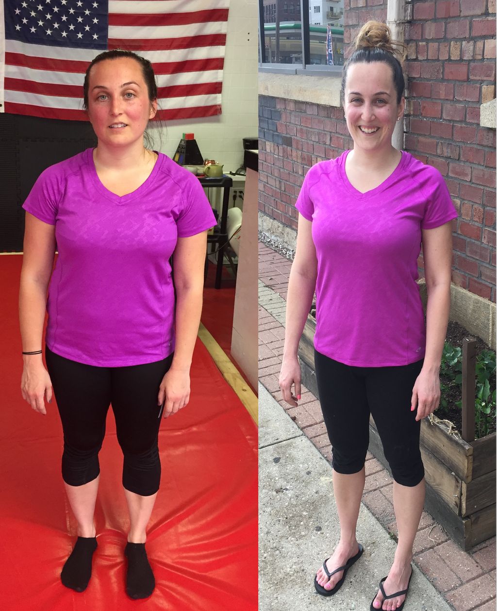 My client Lisa's progress picture.