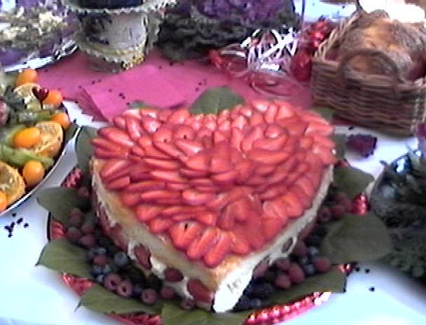 Chef Pierre has a pastry degree, so here's a heart