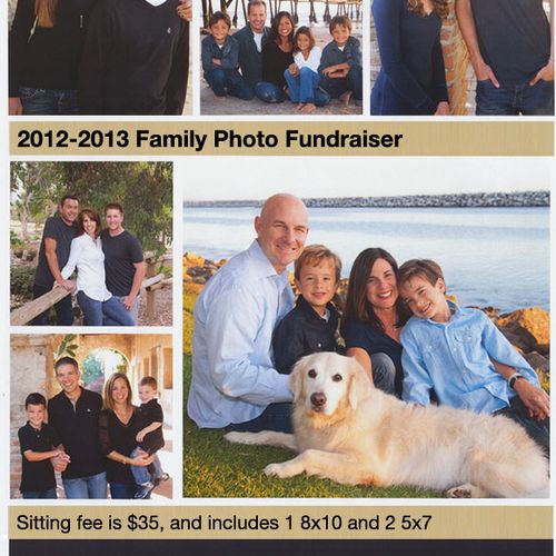 Our annual Family Photo Fundraisers benefit local 