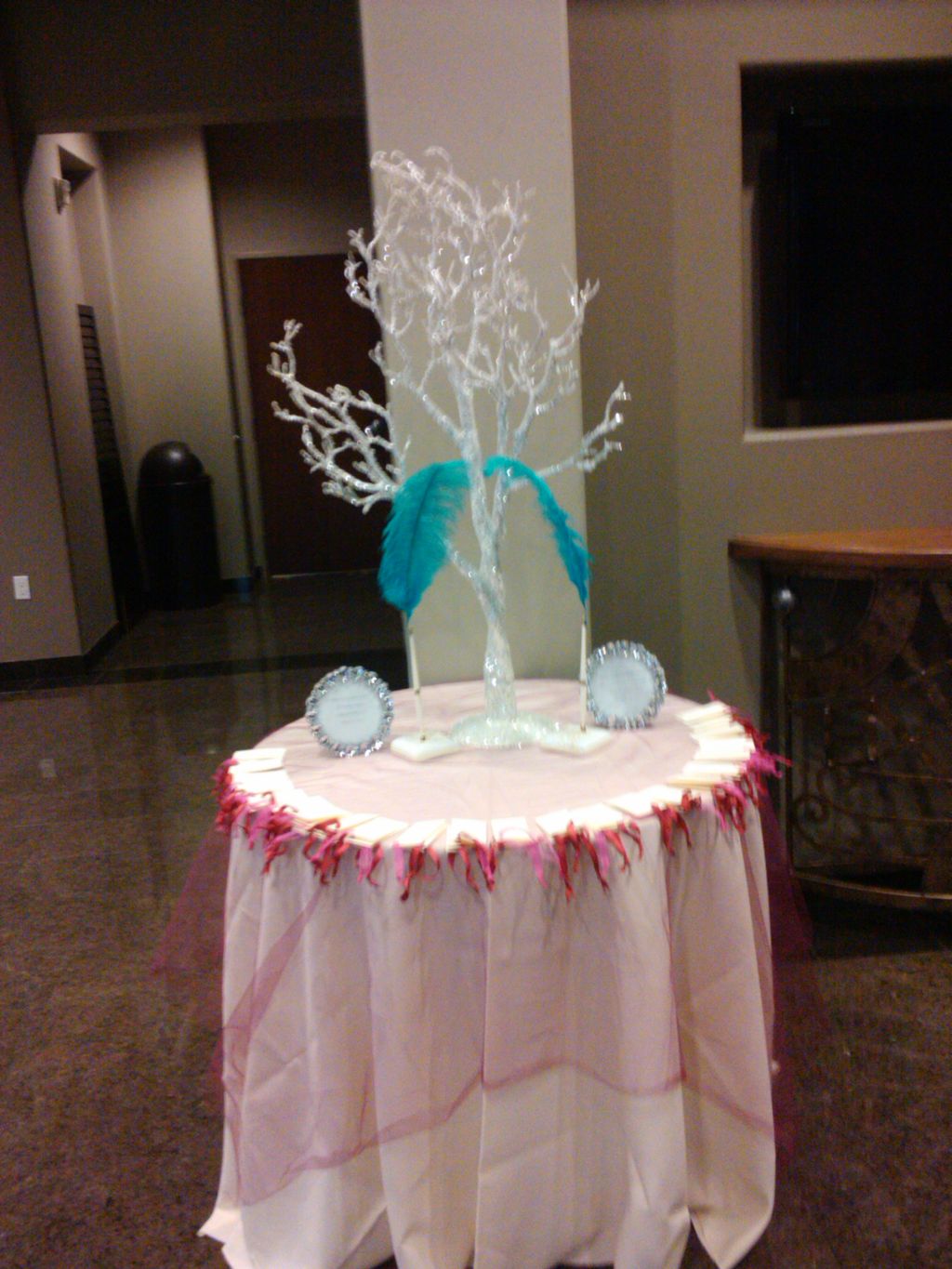 Guest book table