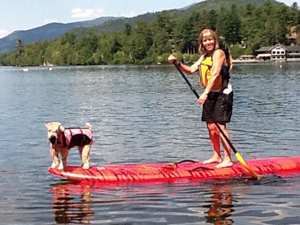 Stand up paddle boarding with Krista