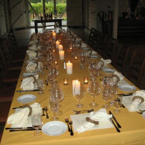 One example of table Settings
