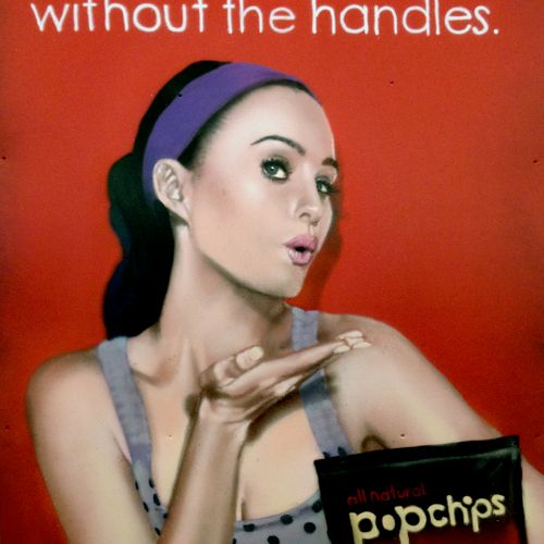 Katy Perry ad for Popchips, Seattle 2012