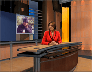 Corporate newscast with green screen and other spe